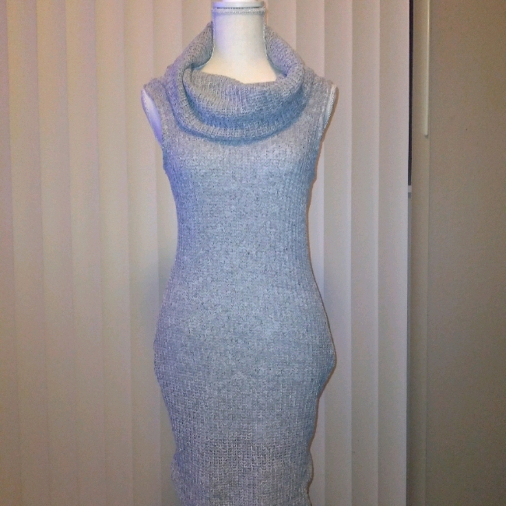 3 for $10 May Pink Gray Sweater Dress